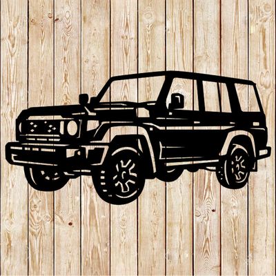Toyota LandCruiser 70 Cutting File