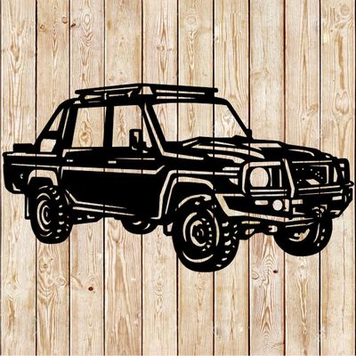 Toyota Land Cruiser 79 Pickup Cutting File