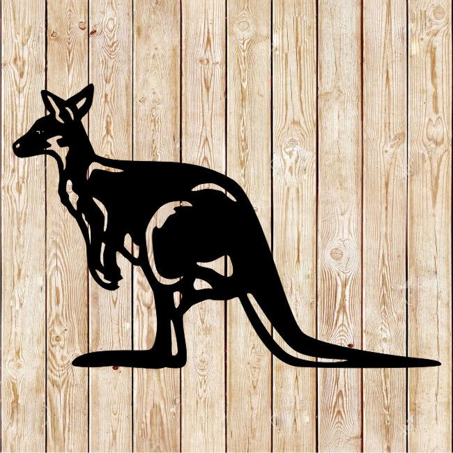 Australian Grey Kangaroo cutting file