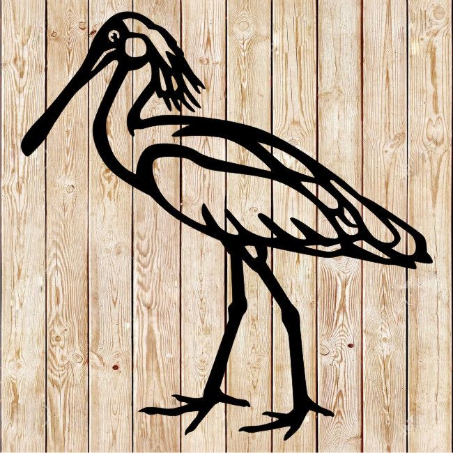 Royal Spoonbill Bird Cutting File