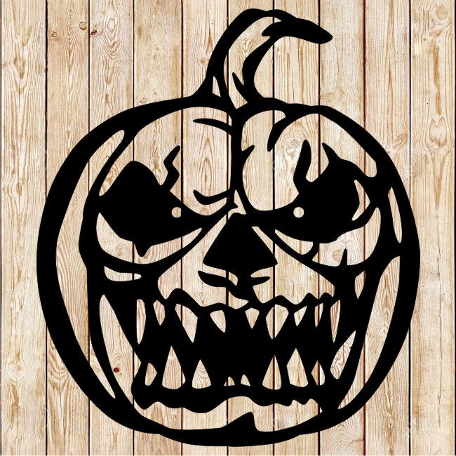 Creepy Pumpkin Halloween's  cuting file