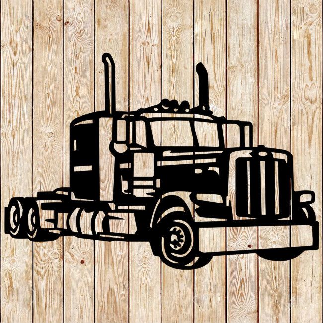 Peterbilt 389 Truck Vector Cutting File