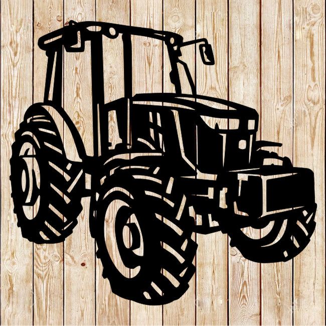 Tractor John Deere 6120 Cutting File