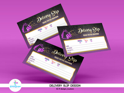 Delivery Slip/ Logo Sticker