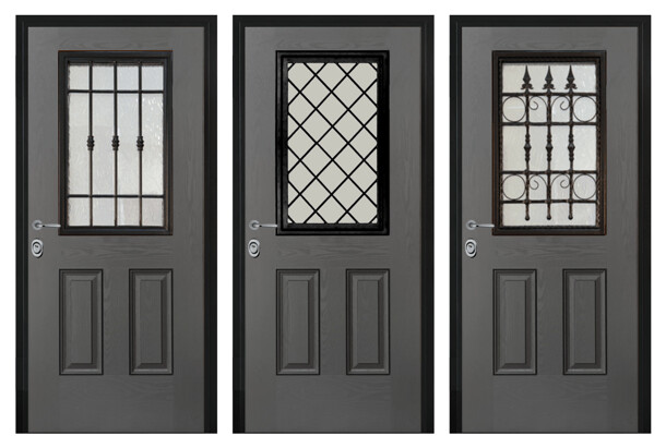 Porta Blindata CL3 - Vano Vetro - Urano Glass -