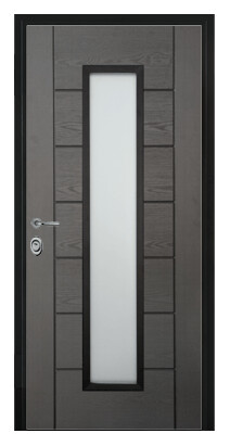 Porta Blindata CL3 - Vano Vetro - Helios Glass -