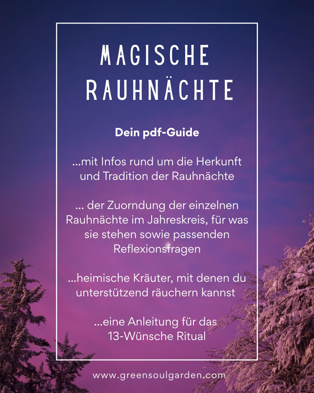 Dein Guide für die Rauhnächte (PDF)