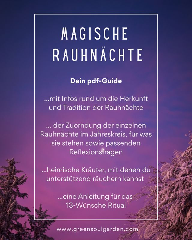 Dein Guide für die Rauhnächte (PDF)