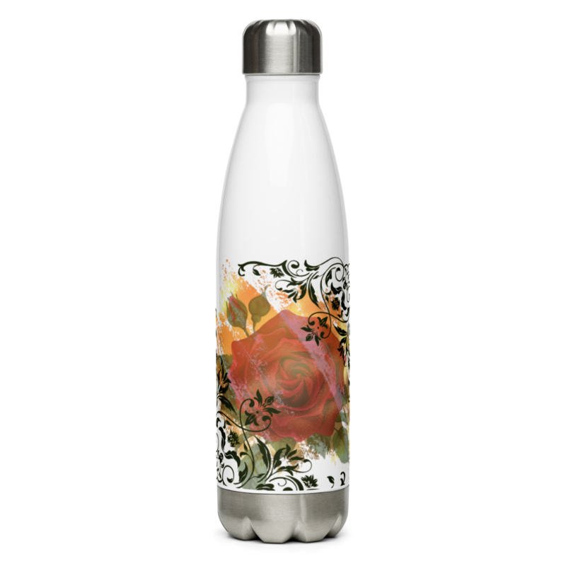 Stainless Steel Water Bottle Rose 