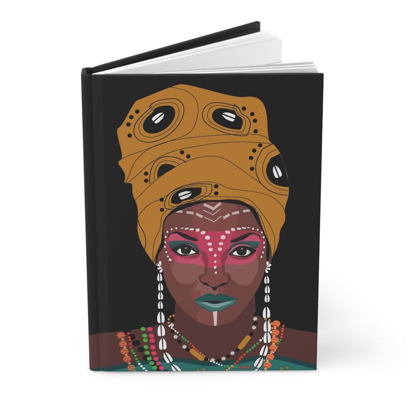 Tribal Mask Hardcover Journal