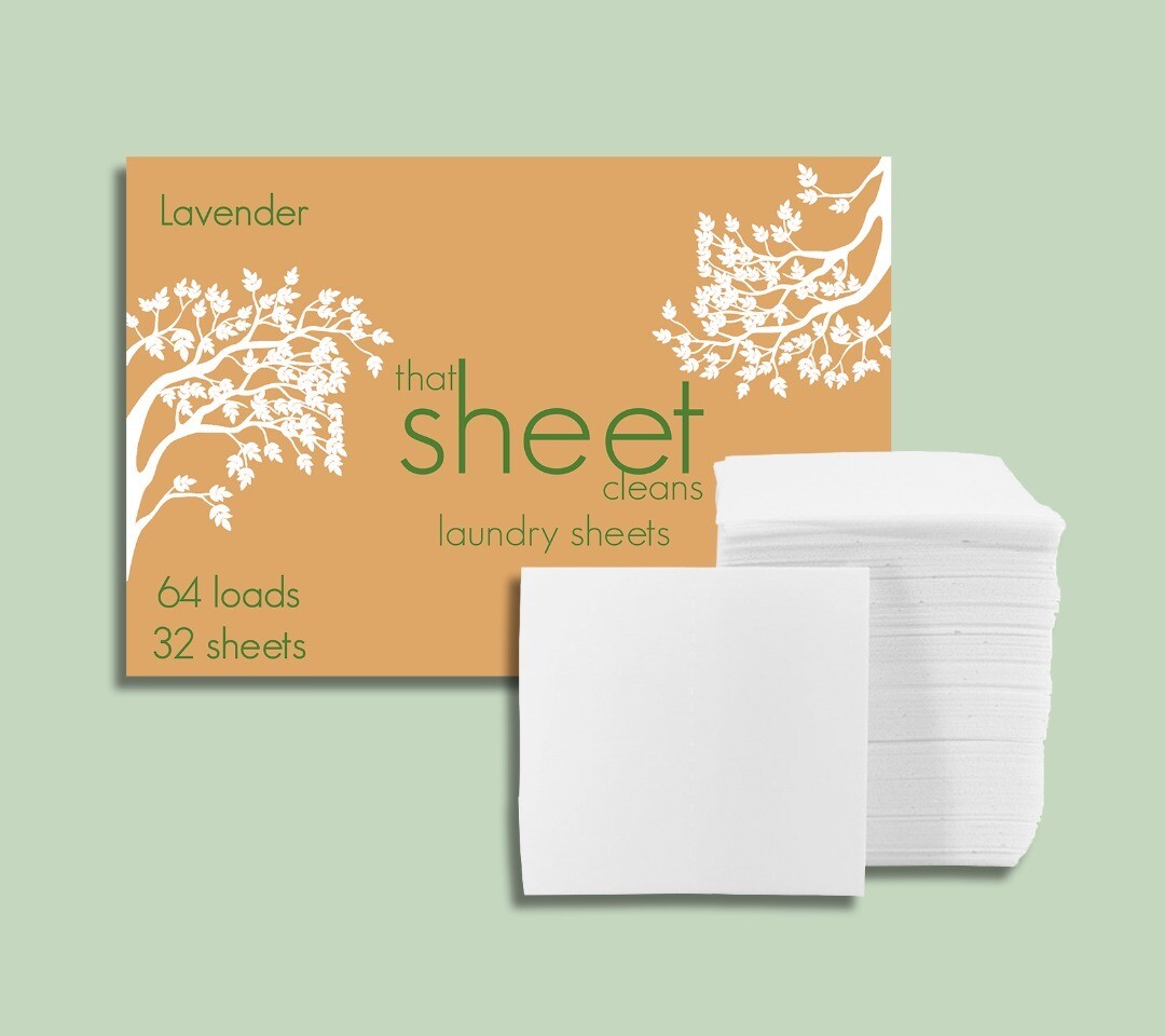 Laundry Sheets Lavender Scent 64 loads