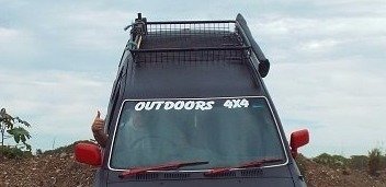 Outdoors 4x4 Windshield Stickers