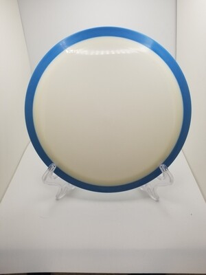 Axiom Discs White Blank Vanish w/ Blue Gyro Rim Neutron (173-174g)