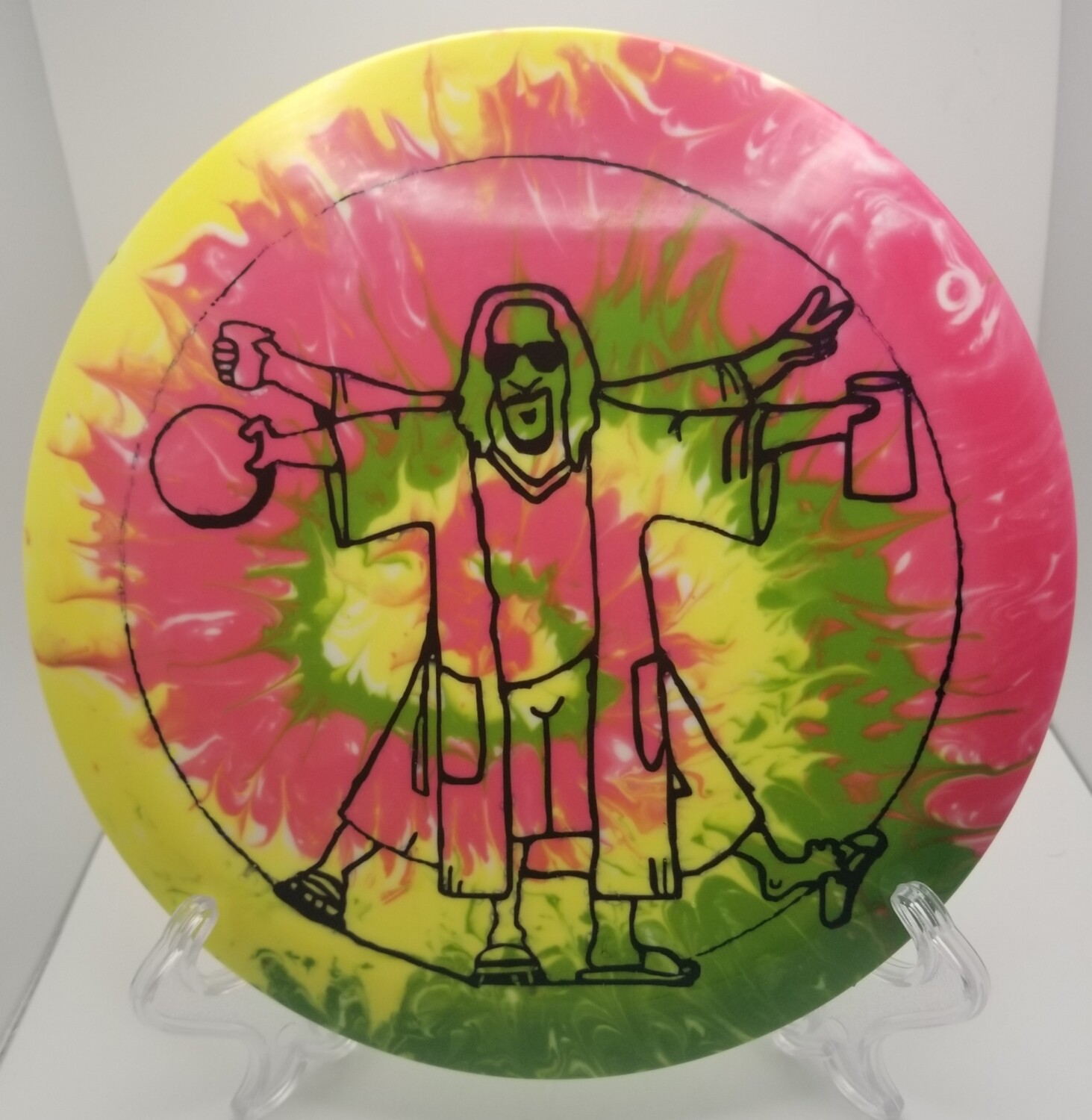 Dyed MVP Lift The Dude Abides design/DESIGN AVAILBLE FOR REMAKE Brought to you by Dyelicious Discs