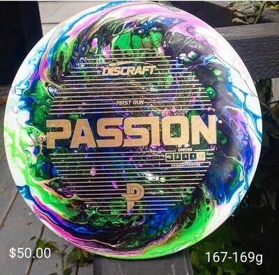 Discraft Paige Pierce Swirly First Run Passion 167-169g.  Brought to you by Jiffy Pop Dyes. Free Shipping!
