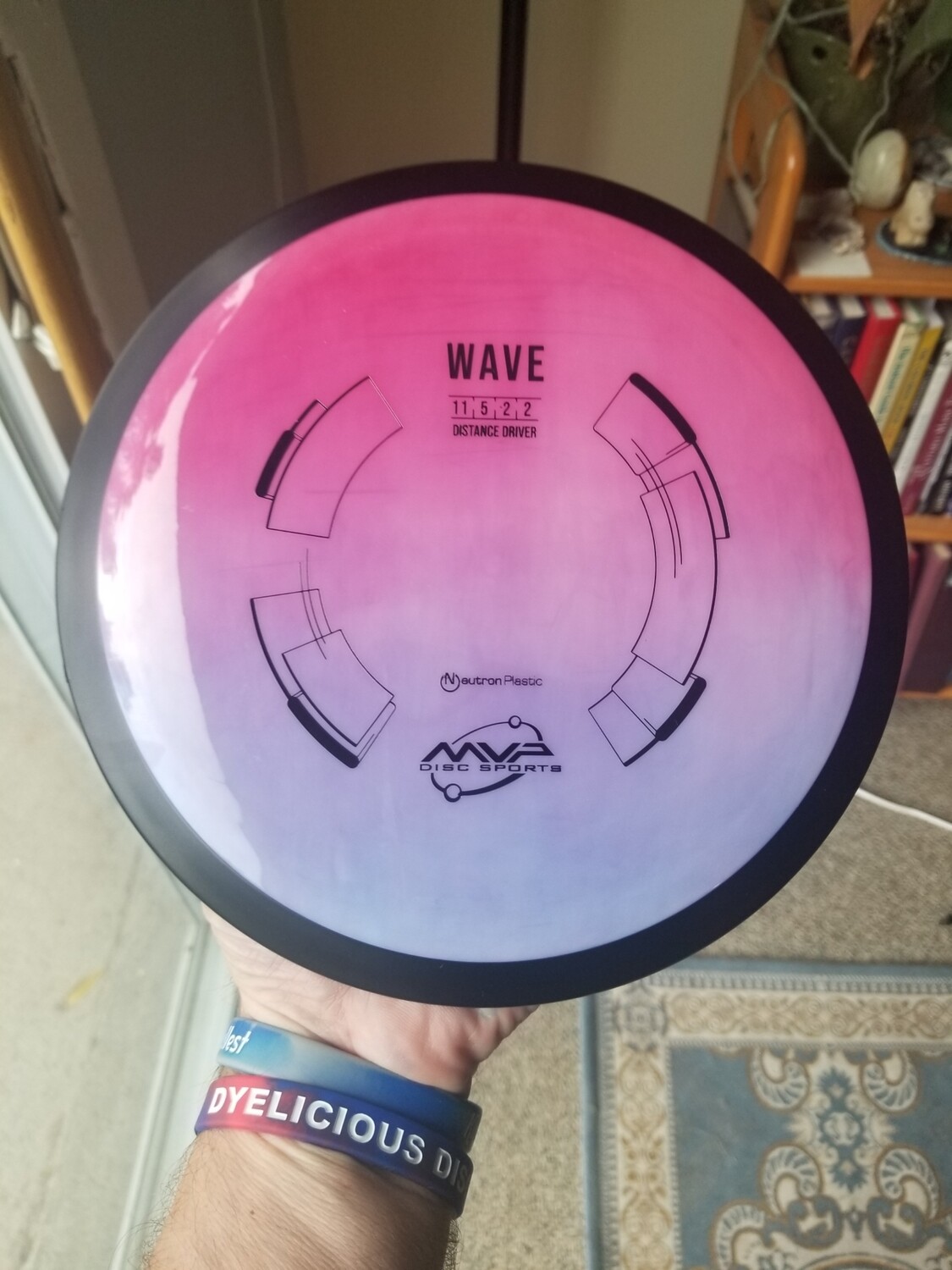 Dyed MVP Wave Gradient on a White 170-175g DESIGN AVAILABLE FOR REMAKE