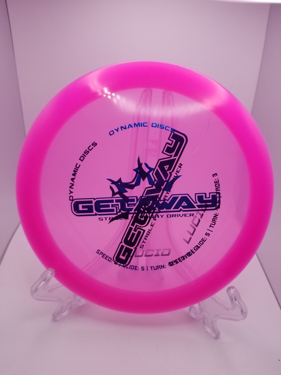 Dynamic Discs Getaway Pink Lucid Misprint 173g