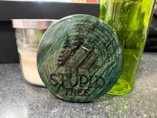 Stupid Trees wooden mini hand painted and epoxy filled