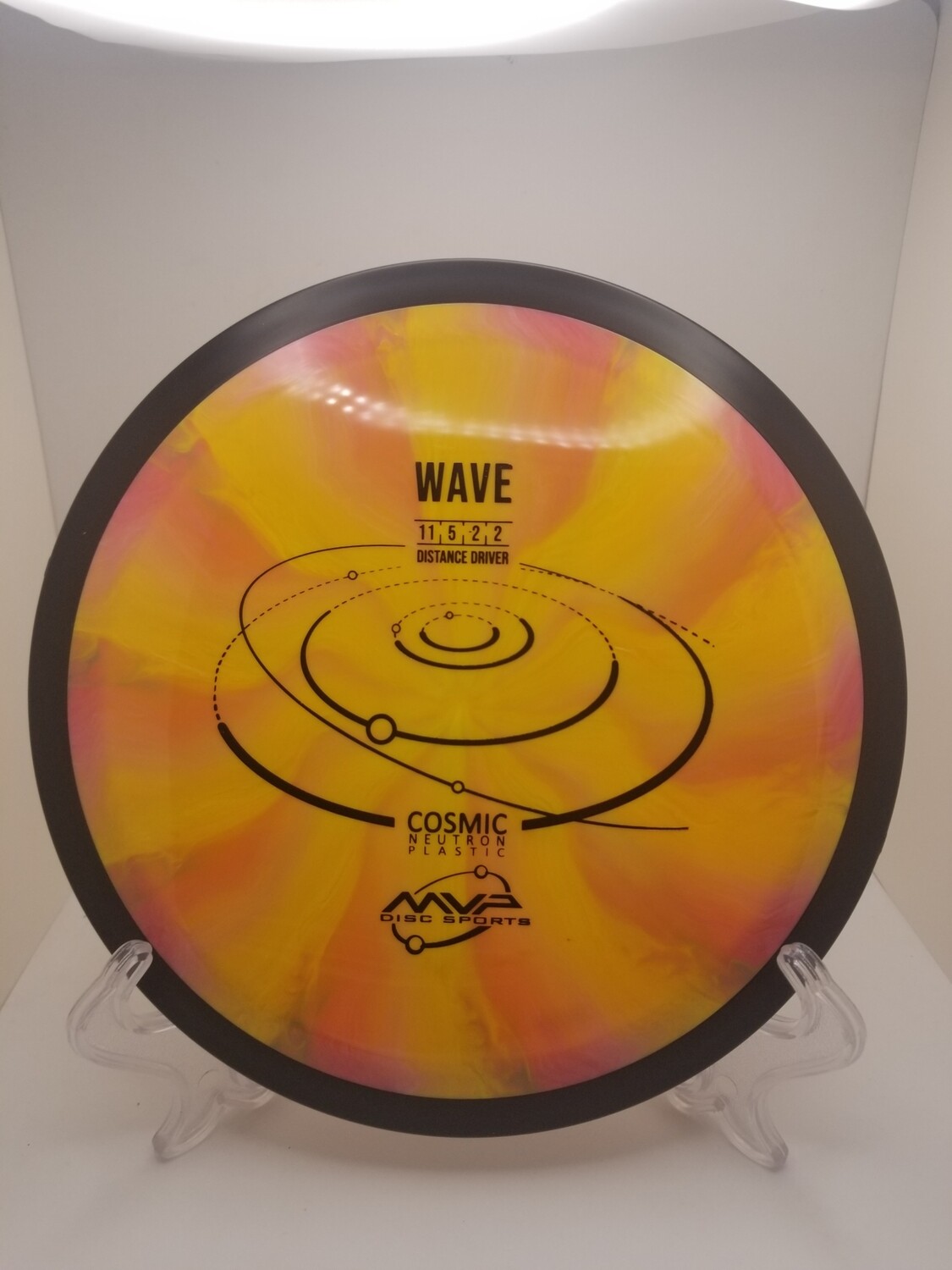 MVP Discs Wave Orange Swirl Cosmic Neutron Stamped 158g.