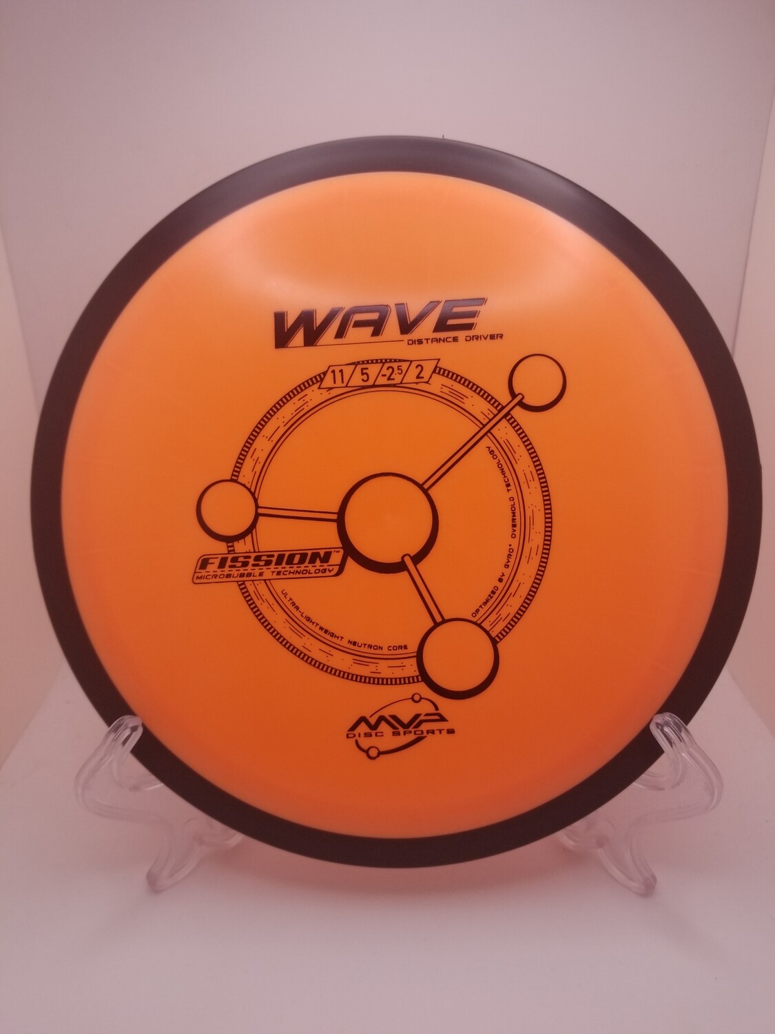 MVP Discs Wave Orange Stamped Wave Fission 161g