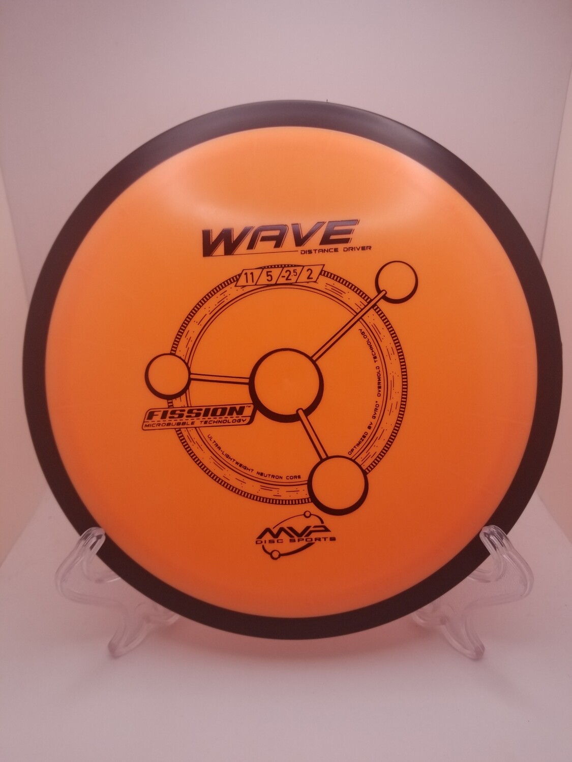 MVP Discs Wave Orange Stamped Wave Fission 151g