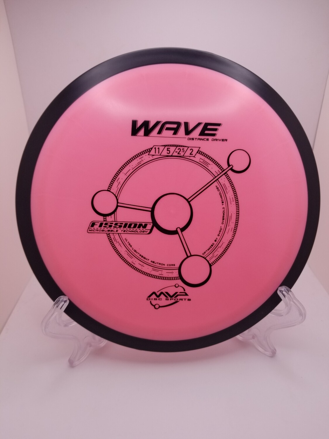 MVP Discs Wave Pink Stamped Wave Fission 155g