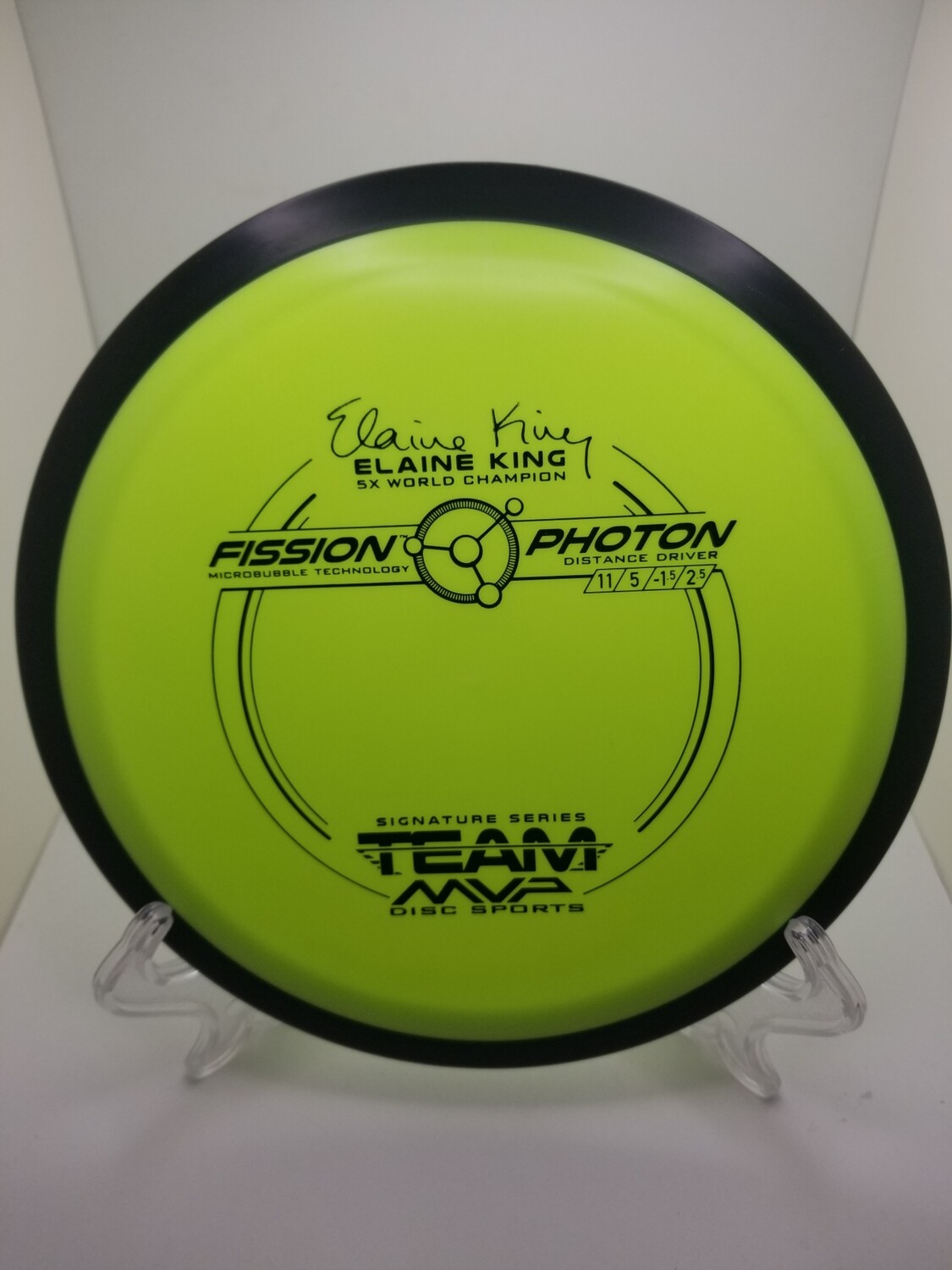 MVP Elaine King Neon Green Stamped Fission Photon 167g