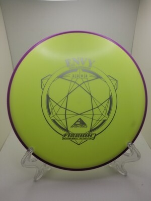 Axiom Discs Envy Neon Yellow with Light Purple Rim 162g Stamped Fission