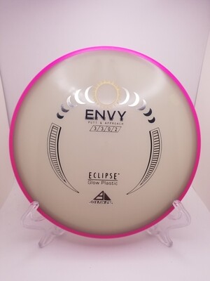 Axiom Discs Envy Glow Eclipse Stamped with Neon Pink Rim 172g