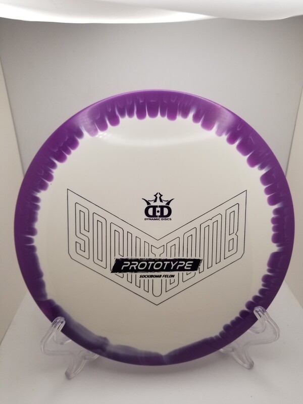 Dynamic Discs Supreme Orbit Sockibomb Felon Prototype Purple 176g
