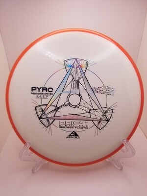 Axiom Discs White Plate Orange Rim Pyro Plasma Neutron 177+