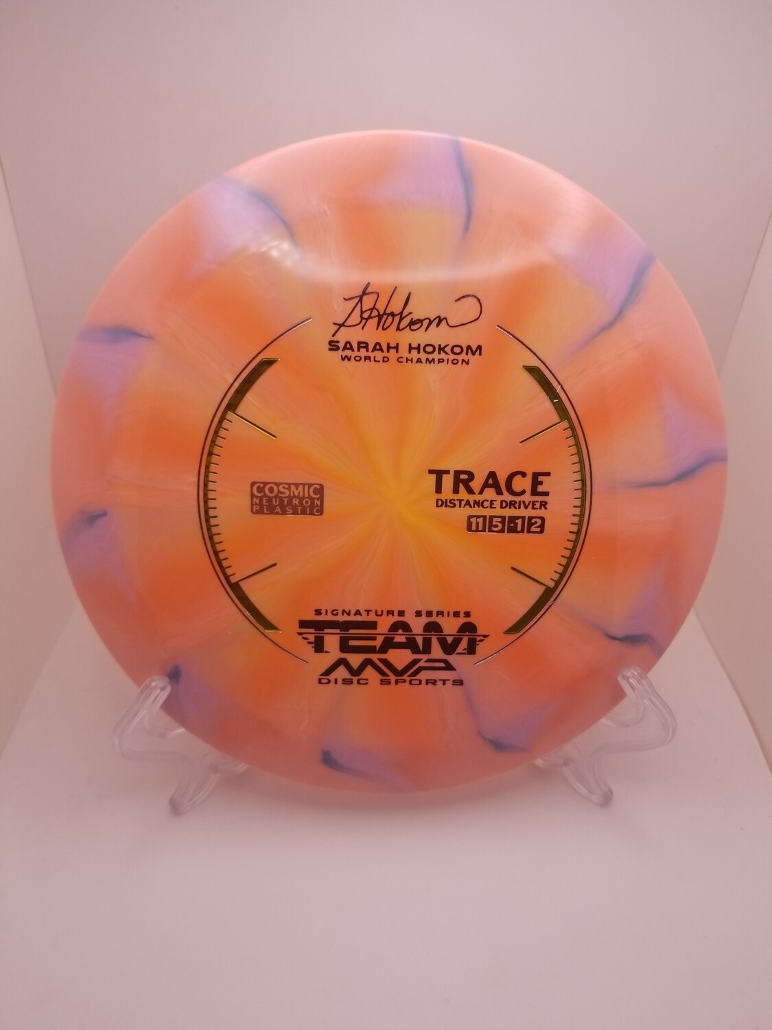 Streamline Sarah Hokom Trace Cosmic Neutron Orange/Pink/Blue Swirl 174g