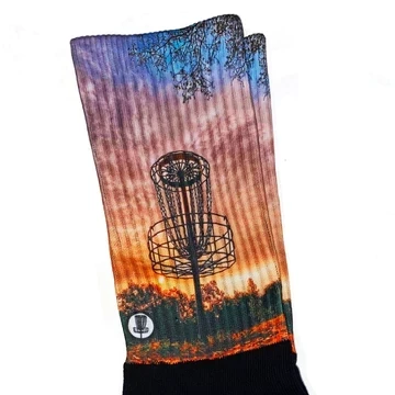 Tee Box Socks Fire Sky Size Large