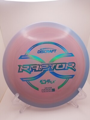 Discraft Discs ESP FLX Raptor Purplish/Pink Blue Rim Blue Stamp 170-172g
