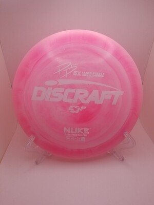 Discraft Discs Paige Pierce ESP Nuke Signature Series  Pink/with White Swirl White Stamp 173-174g