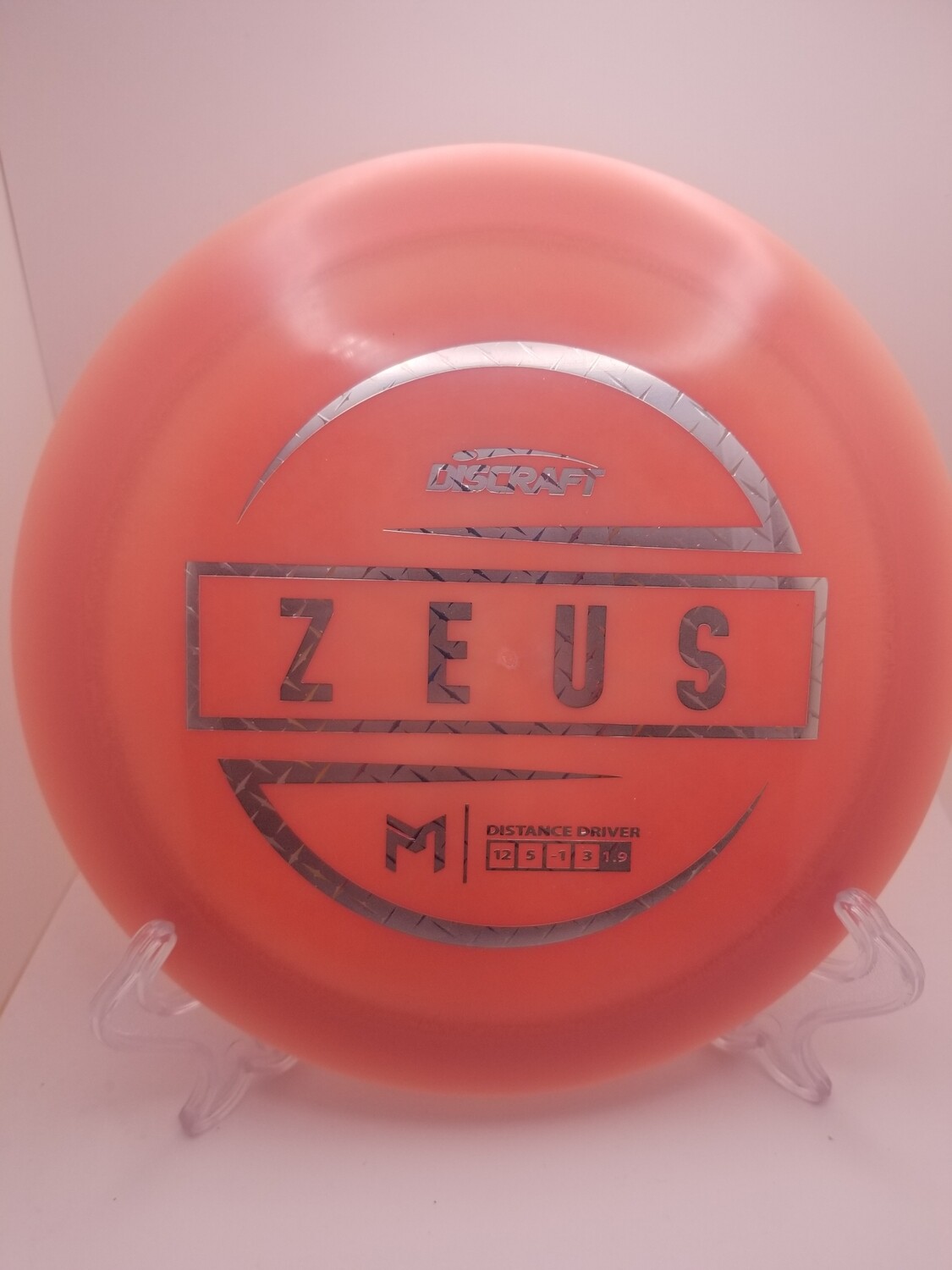 Discraft Discs Paul Mcbeth Zeus Pink with Silver Diamond Plated Stamp 170-172g