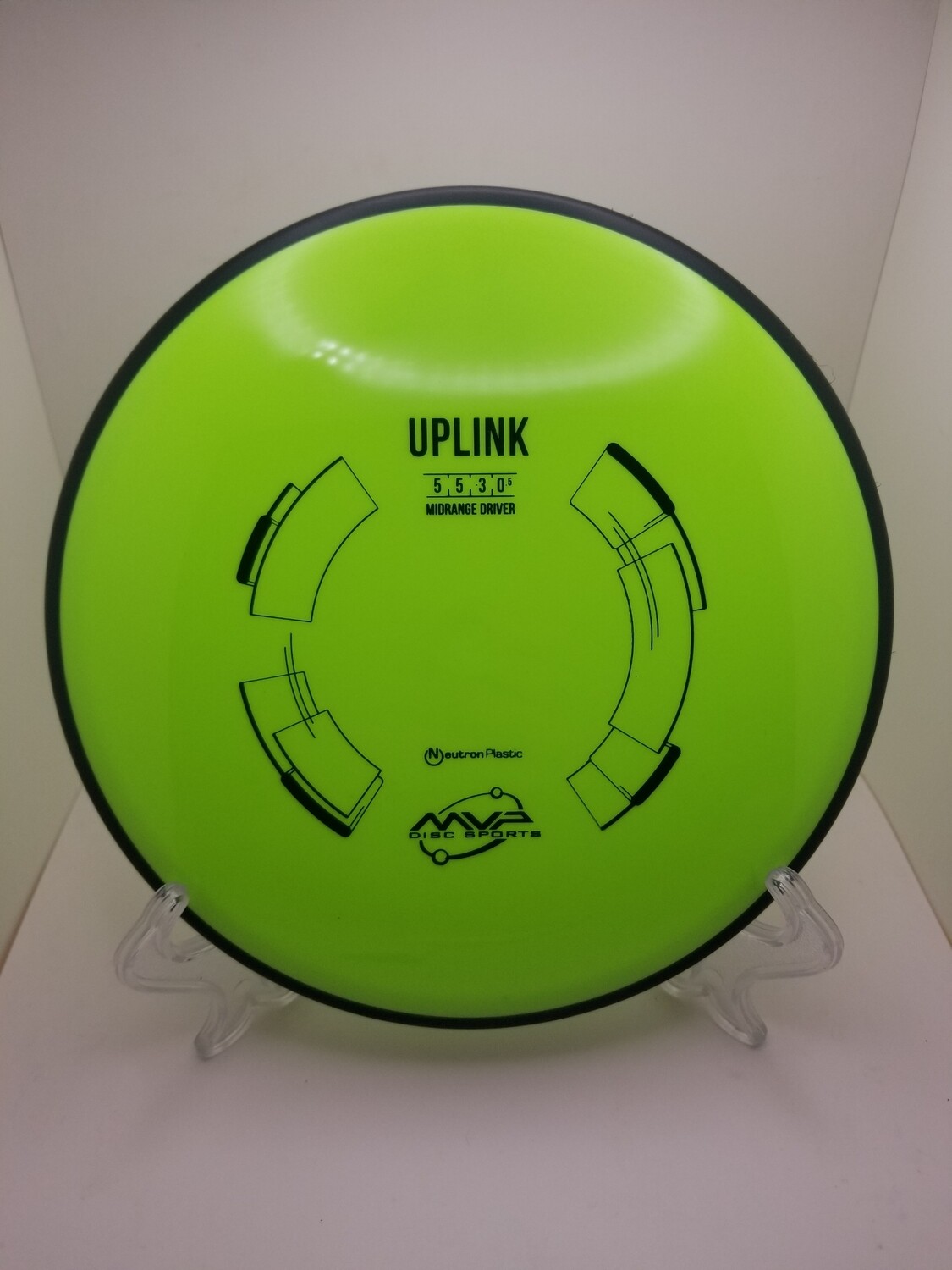 MVP Discs Neon Green Stamped Neutron Uplink 166g