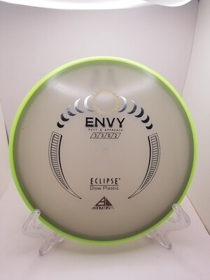 Axiom Discs Envy Glow Eclipse Stamped with Neon Green Rim 171g