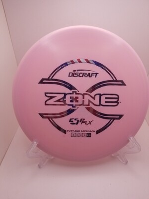 Discraft Discs ESP FLX Zone Pastel Pink with American Flag Stamp 173-174