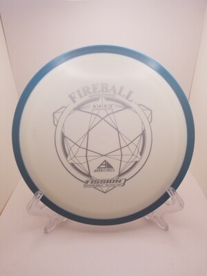 Axiom Discs Fireball White Plate Blue Rim Stamped Fission 163g