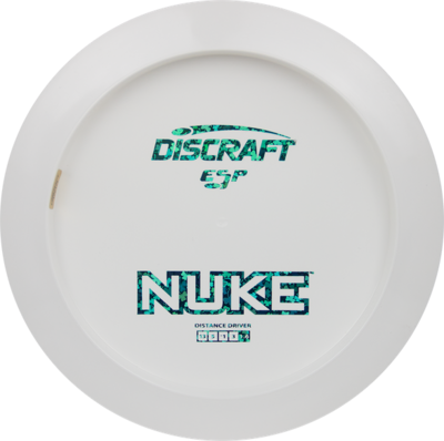 Discraft Discs Nuke White Blank with Bottom Stamp ESP