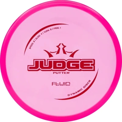 Dynamic Discs Fluid Judge Pink 175g