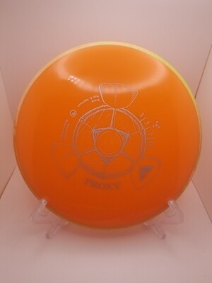 Axiom Discs Neutron Proxy Orange Plate with Orange/Green Swirl  Rim 175g