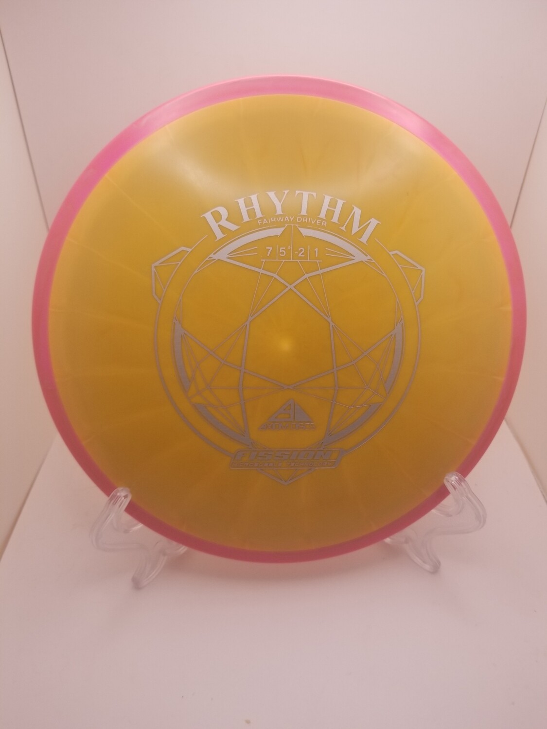 Axiom Discs Fission Rhythm Orange with Pink Rim 160g