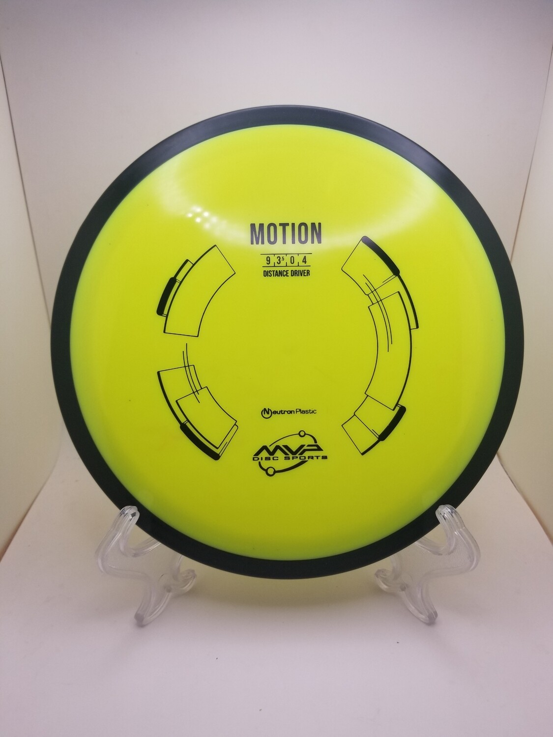 MVP Discs Motion Neutron Dayglow Yellow 167g