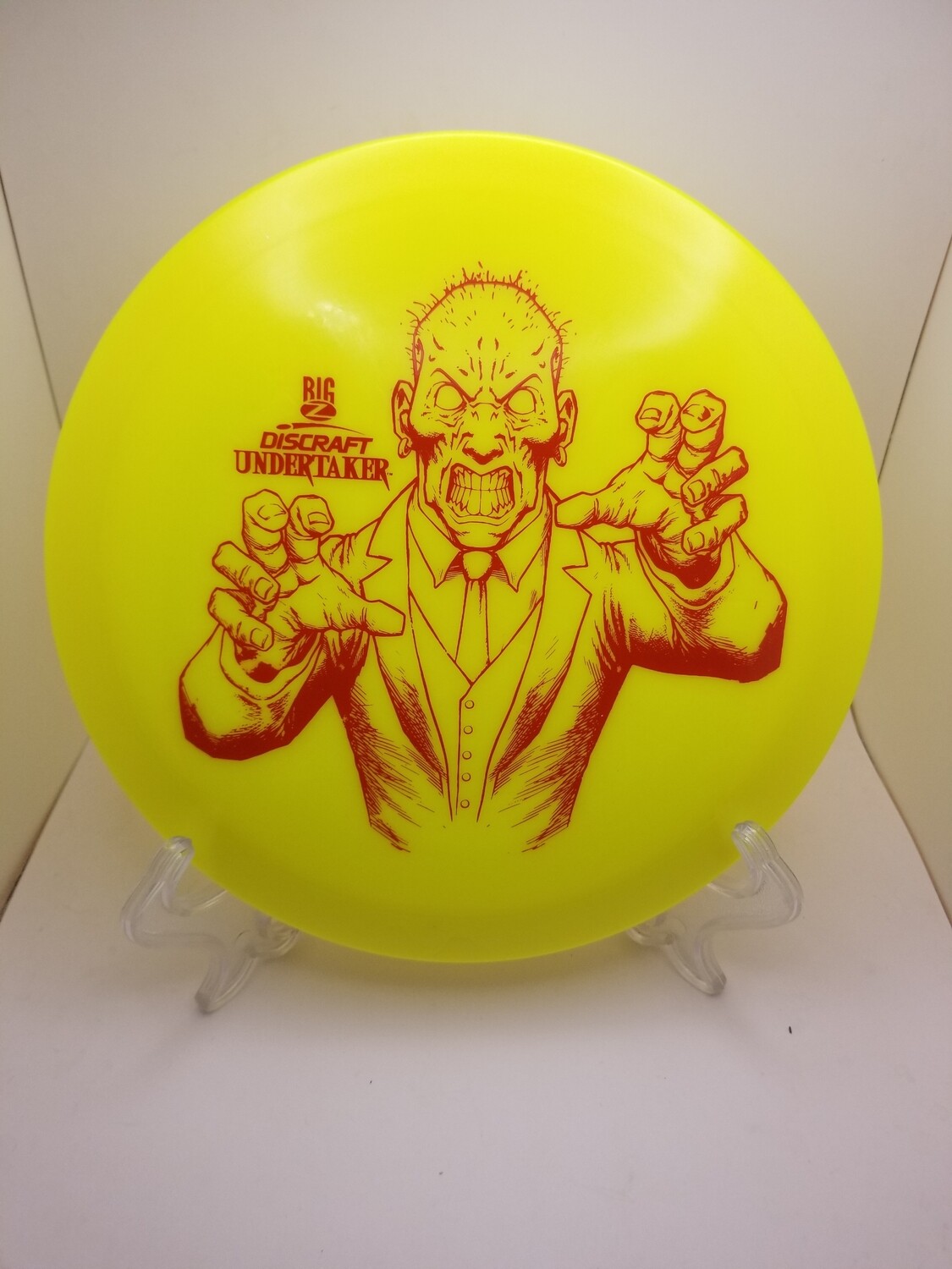 Discraft Discs Big Z Undertaker Pearl Yellow with Red Stamp 170-172g
