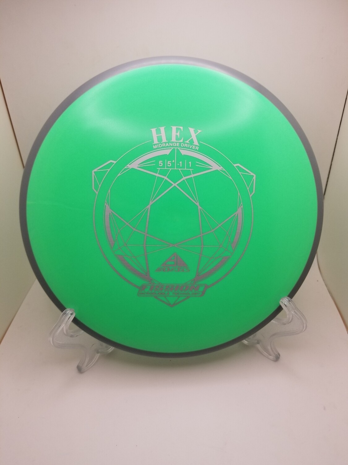 Axiom Discs Hex Fission Mint Green Plate Grey Rim 165g