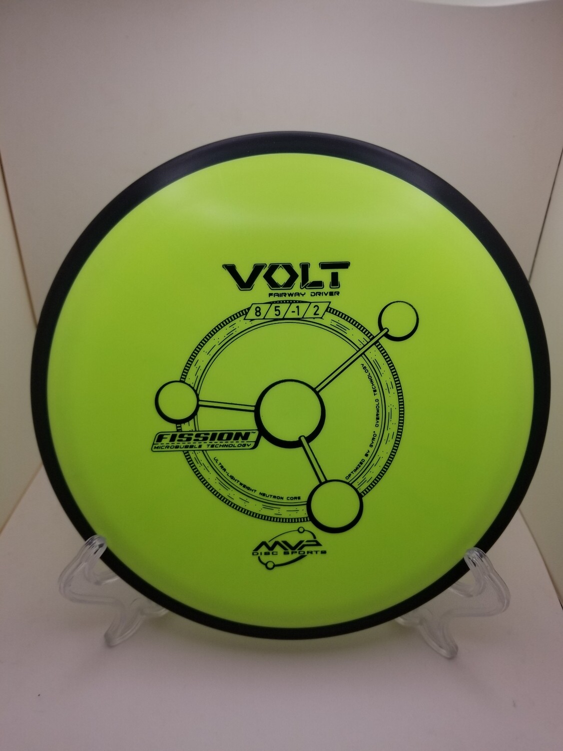 MVP Discs Dayglow Green Stamped Volt Fission 170g
