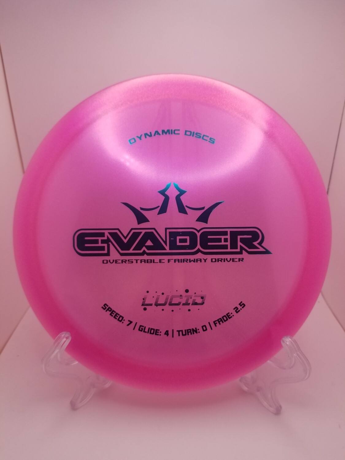 Dynamic Discs Pink Evader Lucid Glimmer 174g