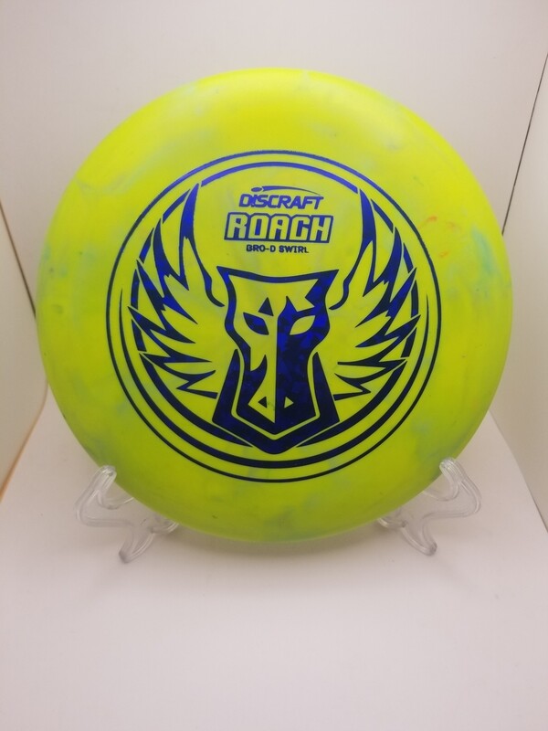 Discraft Discs Brodie Smith Swirl Roach Green with Blue Stamp 173-174